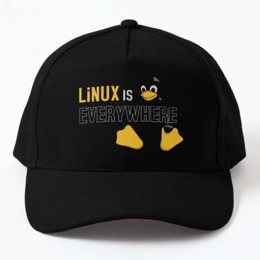Linux Is Everywhere Baseball Cap Hat Printed Casquette Czapka Hip Hop Snapback