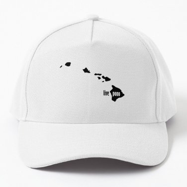 Live Pono (Black) Baseball Cap Unisex Hat Casquette Snapback