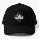 Logo Decal Baseball Cap Hat Snapback Casquette Mens Women Black