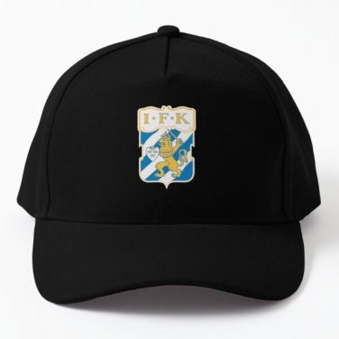 Logo Ifk Goteborg Baseball Cap Hat Snapback Casquette Black Women Mens