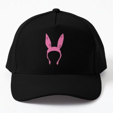 Louise Ears From Bobs Burgers Baseball Cap Casquette Hat Snapback Women Black