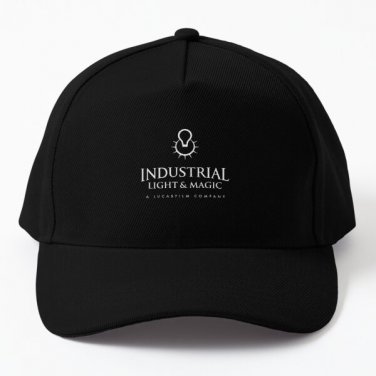 Lucasfilms Industrial Light Magic Baseball Cap Hat Czapka Casquette Black Hip Hop Sport