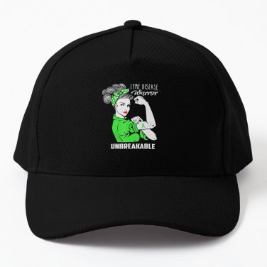Lyme Disease Warrior Unbreakable Awareness Baseball Cap Hat Casquette Snapback