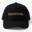 Macgyver Baseball Cap Hat Snapback Women Mens Casquette Black