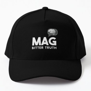 Mag Bitter Truth Baseball Cap Hat Printed Czapka Snapback Black Sun