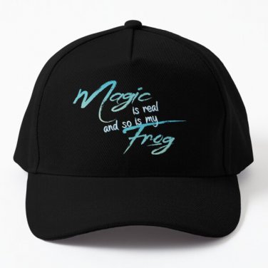 Magic Is Real And So Is My Frog Baseball Cap Hat Casquette