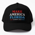Make America Florida Desantis 2024 Baseball Cap Casquette Hat Women Snapback Black
