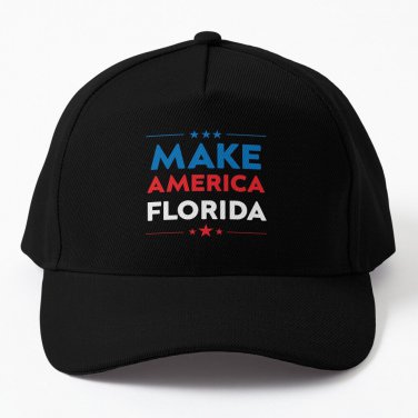 Make America Florida desantis 2024 election Baseball Cap Hat Casquette Snapback