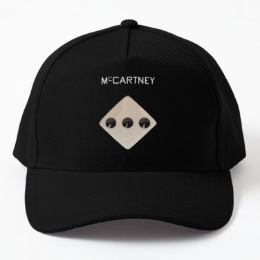 Mccartney Iii Album Cover Baseball Cap Hat Black Czapka Printed Snapback Casquette