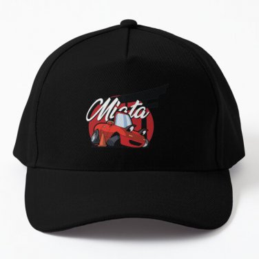 Miata Car Baseball Cap Hat Snapback Casquette Black Women Mens