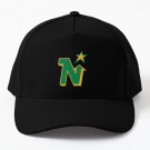 Minnesota North Stars Vintage Hockey Vin Baseball Cap Hat Black Casquette Snapback