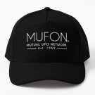 Mufon Mufon Cap Baseball Cap Hat Casquette Snapback Mens Black