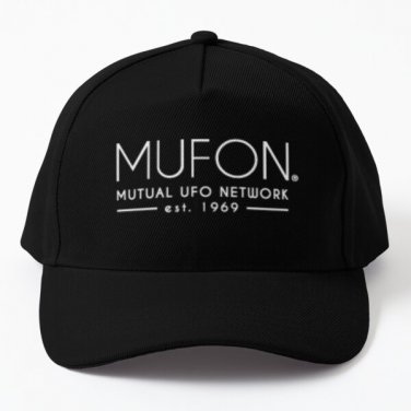 Mufon Mufon Cap Baseball Cap Hat Casquette Snapback Mens Black