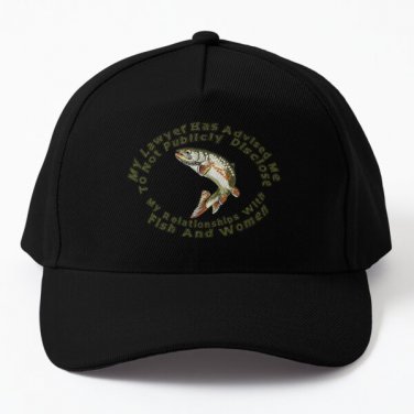My Lawyer Had Advised Me To Not Publicly Baseball Cap Hat Hip Hop Snapback Black Czapka