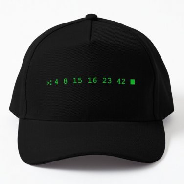 Mysterious Numbers Lost Fandom Baseball Cap Casquette Hat Mens Black Snapback Women