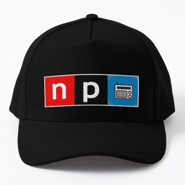 National Public Radio Baseball Cap Hat Hip Hop Black Casquette Czapka Snapback Fish