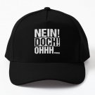 Nein Doch Ohhh Baseball Cap Casquette Hat Black Mens Women Hip Hop Snapback