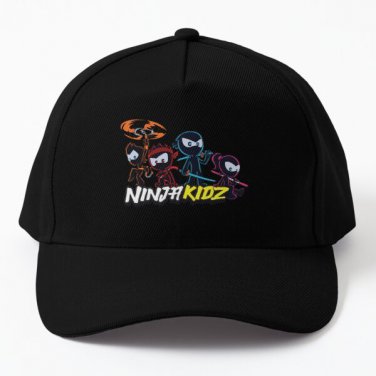 Ninja Kidz Baseball Cap Hat Mens Casquette Black Women