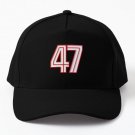 No 47 Mick Schumacher Baseball Cap Casquette Hat Black Snapback