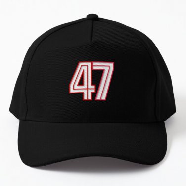 No 47 Mick Schumacher Baseball Cap Casquette Hat Black Snapback