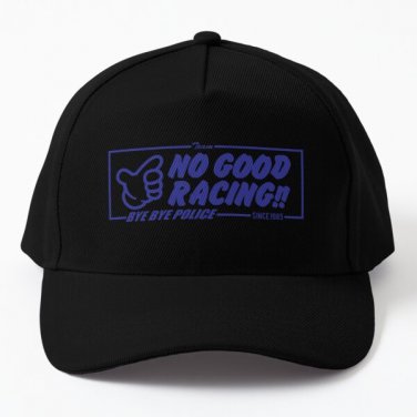No Good Racing Bye Bye Police Baseball Cap Casquette Hat Black Snapback Hip Hop Mens