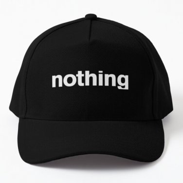 Nothing Baseball Cap Casquette Hat Mens Hip Hop Black Snapback