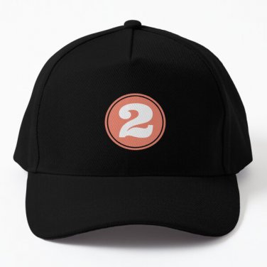 Number 2 Hoodie Pullover Sticker Baseball Cap Hat Women Black Mens Snapback Casquette