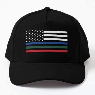 Police Military And Fire Thin Line Flag Baseball Cap Casquette Hat Black Mens Hip Hop
