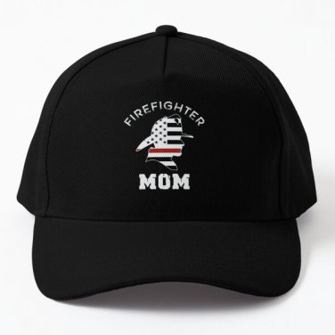 Proud Firefighter Mom Baseball Cap Hat Hip Hop Women Black Casquette