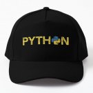 Python Programmer Retro Style Baseball Cap Hat Snapback Black Casquette Women
