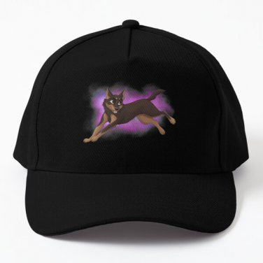 Red And Tan Australian Kelpie Baseball Cap Casquette Hat Snapback Black