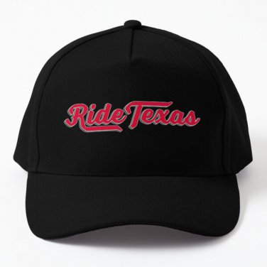 Ride Texas Red Baseball Cap Casquette Hat Mens Hip Hop Women Snapback