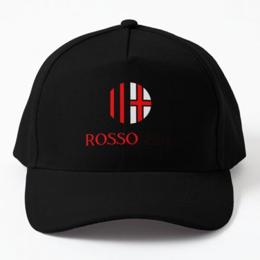 Rossoneri Alt 2 Baseball Cap Hat Black Snapback Casquette Women