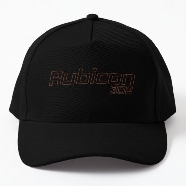 Rubicon 392 Baseball Cap Hat Casquette Black Hip Hop Mens Women