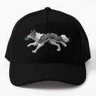 Running Blue Merle Border Collie With Fr Baseball Cap Hat Czapka Hip Hop Casquette