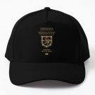 Scotland Passport Baseball Cap Casquette Hat Snapback Black