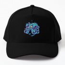 Seattle Ice Hockey Kraken Playing Hockey Baseball Cap Hat Black Casquette Czapka Hip Hop