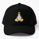 Shinny Linux Tux Baseball Cap Casquette Hat Snapback Black Women