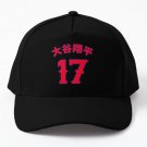 Shohei Ohtani Number 17 Baseball Cap Hat Women Black Casquette