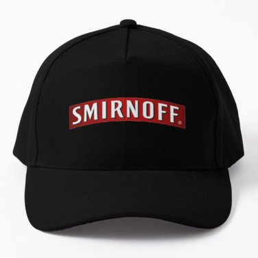 Smirnoff Ice Baseball Cap Hat Casquette Black Snapback Mens