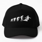 Snowboarding Evolution Baseball Cap Hat Mens Women Black Casquette
