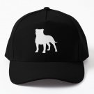Staffordshire Bull Terrier Silhouette S Baseball Cap Hat Casquette Snapback Hip Hop