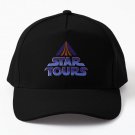Star Tours Monitor Screen Logo Baseball Cap Hat Printed Hip Hop Snapback Casquette Black