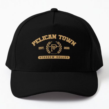 Stardew Valley Baseball Cap Hat Women Casquette Black Snapback