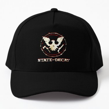 State Decay Logo Baseball Cap Casquette Trucker Hats Tactical Caps Dad Hat