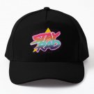 Stay Rad 80S 90S Vaporwave Aesthetic 0 Baseball Cap Hat Black Casquette