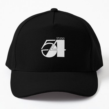 Studio ~ 1980's Nyc Disco- White Black Version Baseball Cap Casquette Sunhat Wild Ball Hat Hat