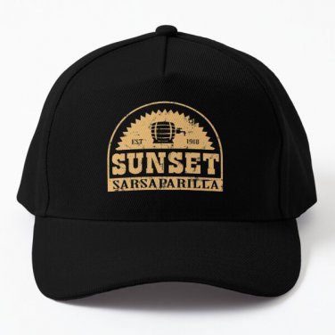 Sunset Sarsaparilla Baseball Cap Hat Casquette Women Mens