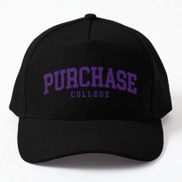 Suny Purchase College Font Curved Baseball Cap Hat Casquette Hip Hop Czapka Printed