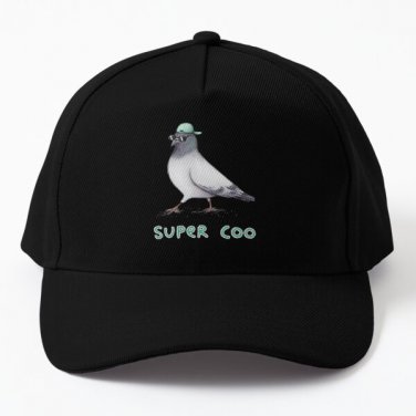Super Coo Baseball Cap Casquette Hat Snapback Black Mens Women